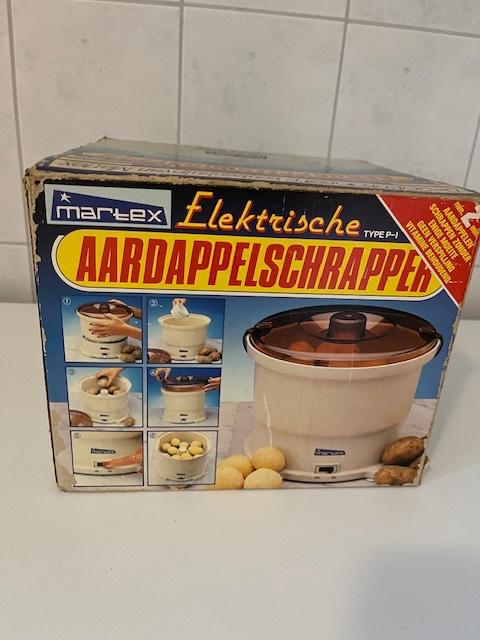 Elektrische aardappelschrapper, Huis en Inrichting, Overige typen, Ophalen of Verzenden, Gebruikt