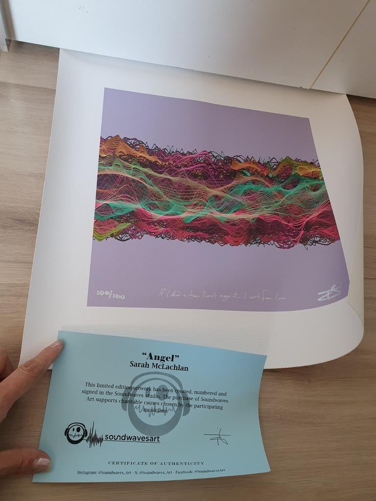 3 soundwave art posters Sarah McLachlan, Ophalen of Verzenden, Nieuw, Onderdeel of Toebehoren