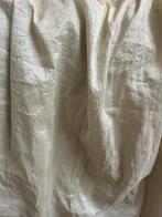 Ivoor /beige kleurige gordijnen al genaaid!, Ophalen, Crème, Moderne gordijnen /gecrashde stof, 200 cm of meer