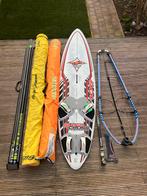 Herintreder complete JP slalom - freeride set met 6,6 en 7,2, Ophalen, Gebruikt, Minder dan 250 cm, Met vin(nen)