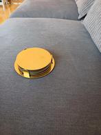 Onderzetters goud, Ophalen of Verzenden, Glas of Kopje