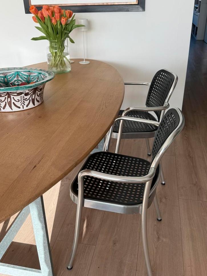 SILVER - DePadova x 3, Huis en Inrichting, Stoelen, Gebruikt, Drie, Metaal, Zwart, Ophalen