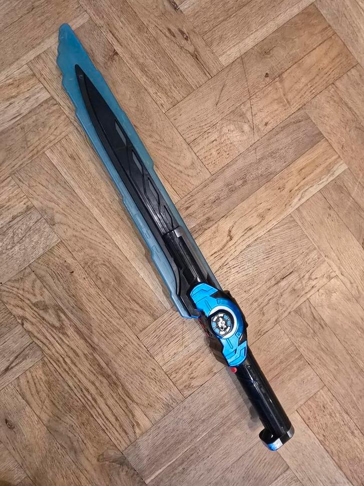 Power Rangers Beast Morphers Beast-X Electronic zwaard, Kinderen en Baby's, Speelgoed | Actiefiguren, Zo goed als nieuw, Ophalen of Verzenden