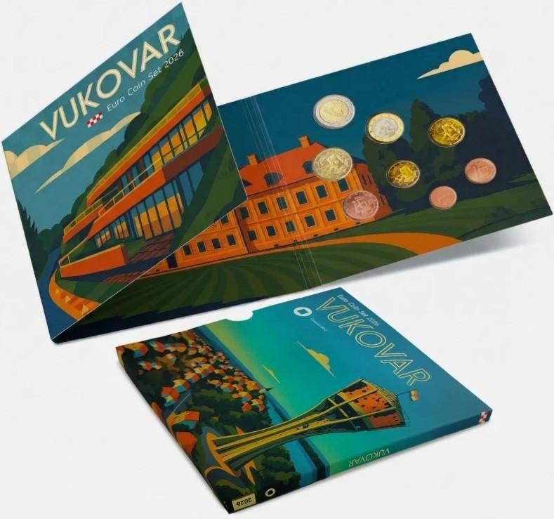 BU set KROATIË 2026 "VUKOVAR"., Ophalen of Verzenden, Overige landen, Overige waardes