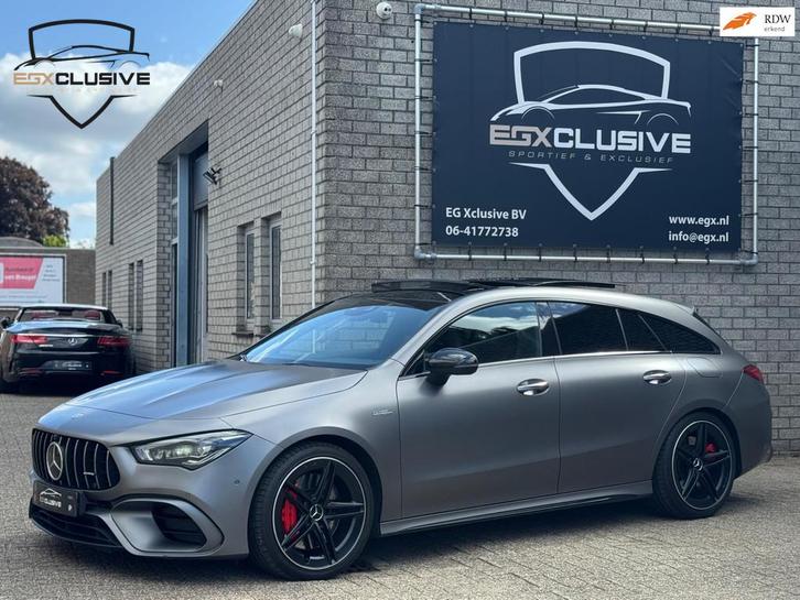 Mercedes-Benz CLA-klasse Shooting Brake AMG 45 S 4MATIC+ Pre, Auto's, Mercedes-Benz, Bedrijf, Te koop, CLA, 360° camera, 4x4, ABS