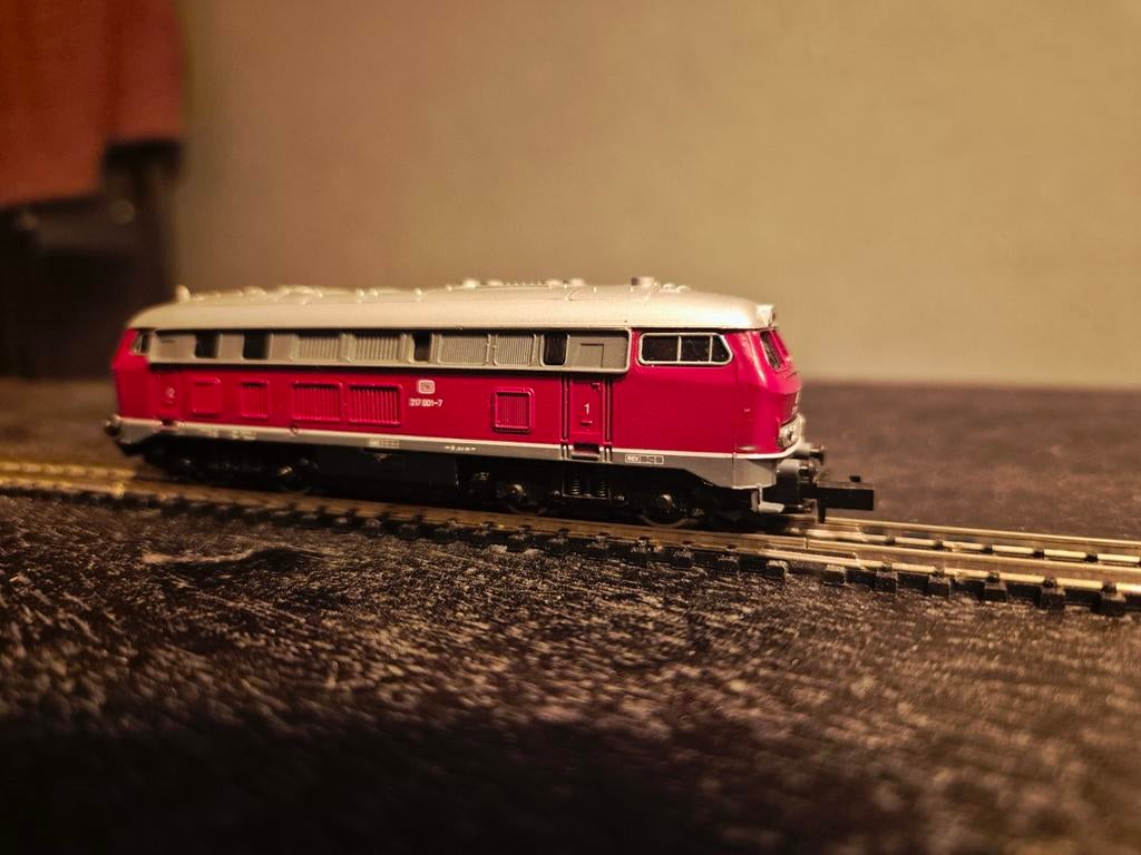 Arnold 2051 Dieselloc BR 217 001-7 DB N-spoor, Hobby en Vrije tijd, Modeltreinen | N-Spoor, Arnold, Gebruikt, Ophalen of Verzenden