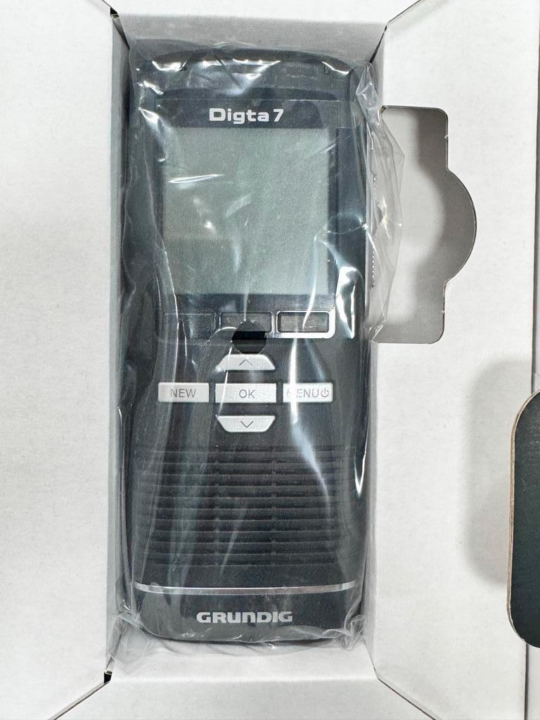 Grundig Digta 7 Digitale Dicteerrecorder met Dockingstation, Verzenden, Nieuw, Audio