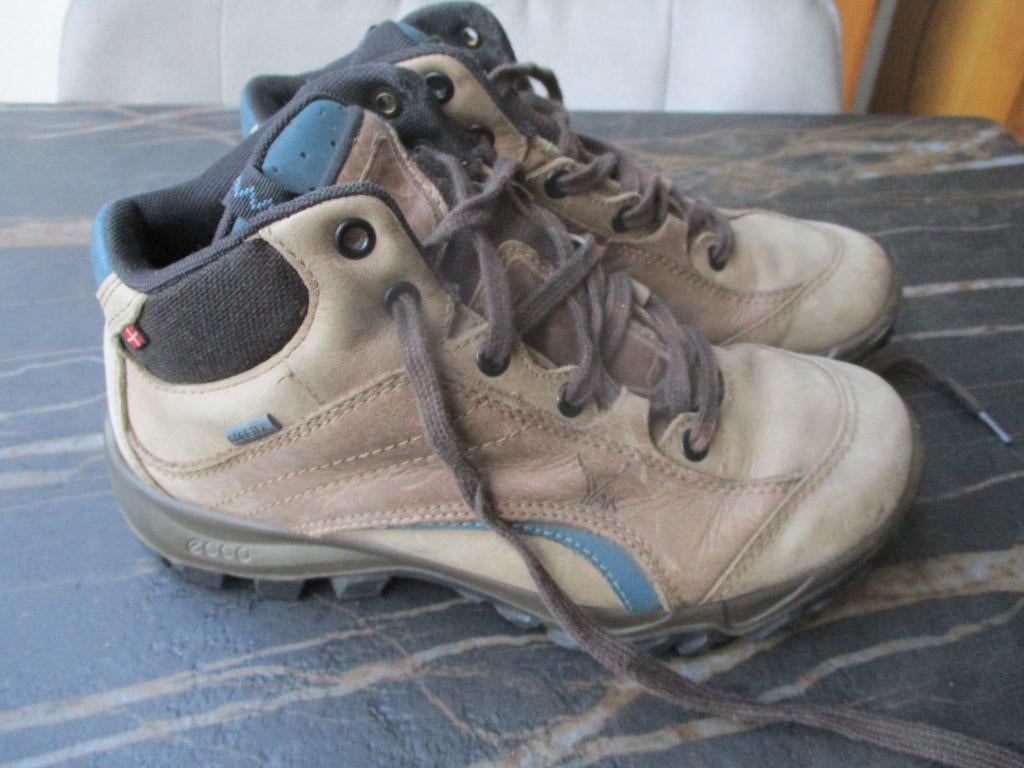 Ecco Gore-Tex wandelschoenen maat 37 bruin schoenen, Ecco, Bruin, Zo goed als nieuw, Wandelschoenen