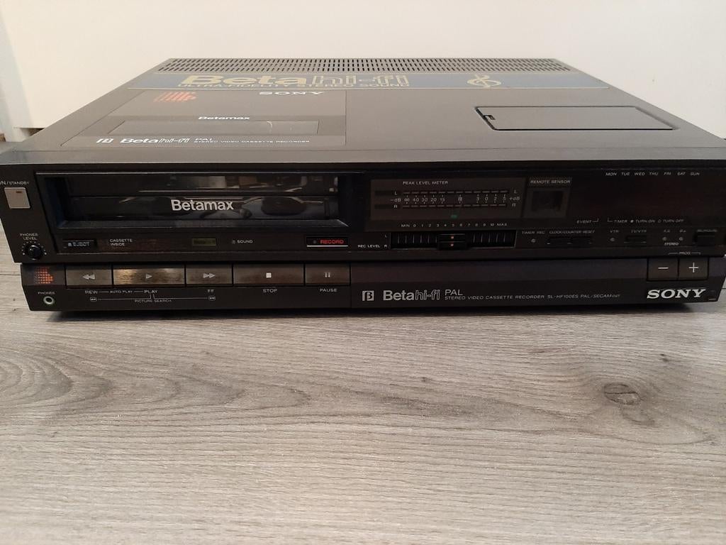 Sony SL HF 100ES BETAMAX, Audio, Tv en Foto, Videospelers, Ophalen of Verzenden, Betamax-speler of -recorder