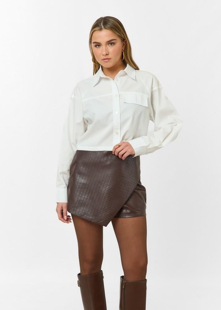 Tess v fake leather skort S/36, Ophalen of Verzenden, Zo goed als nieuw, Maat 36 (S), Tess v