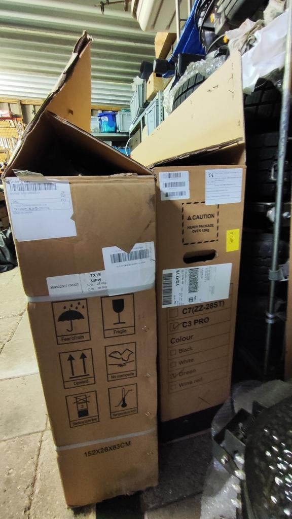 2x Fietsdozen voor transport of opslag, Ophalen, Gebruikt