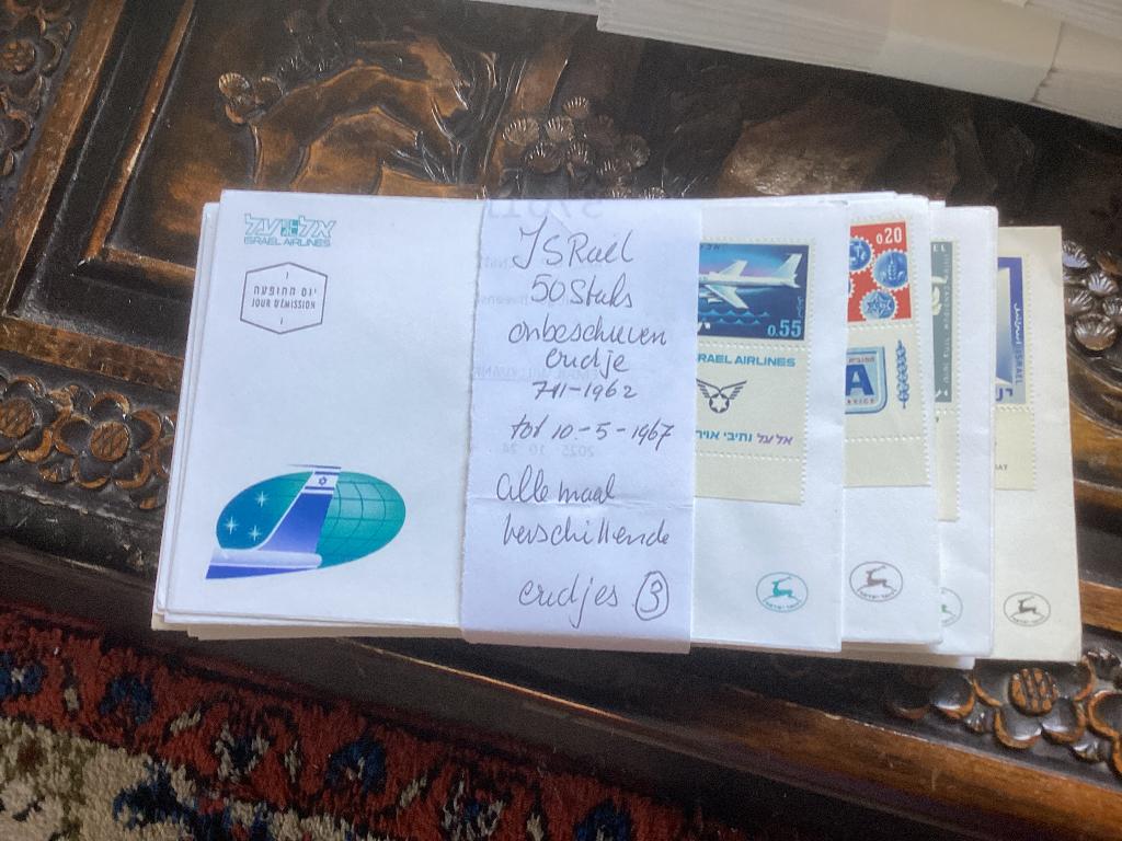 No3 Verzameling fdc Israel 1962 tot1967 50 stuks onbeschreve, Ophalen, Buitenland
