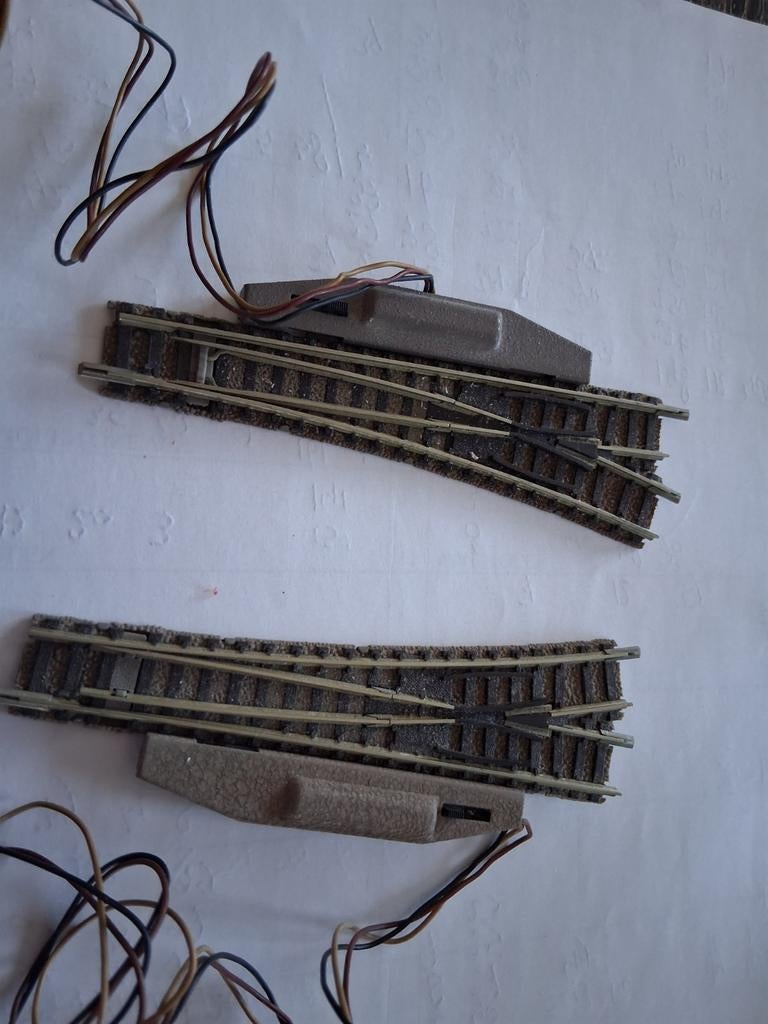 Set fleischmann elektrische wissels N-spoor, Hobby en Vrije tijd, Modeltreinen | N-Spoor, Gebruikt, Gelijkstroom, Fleischmann