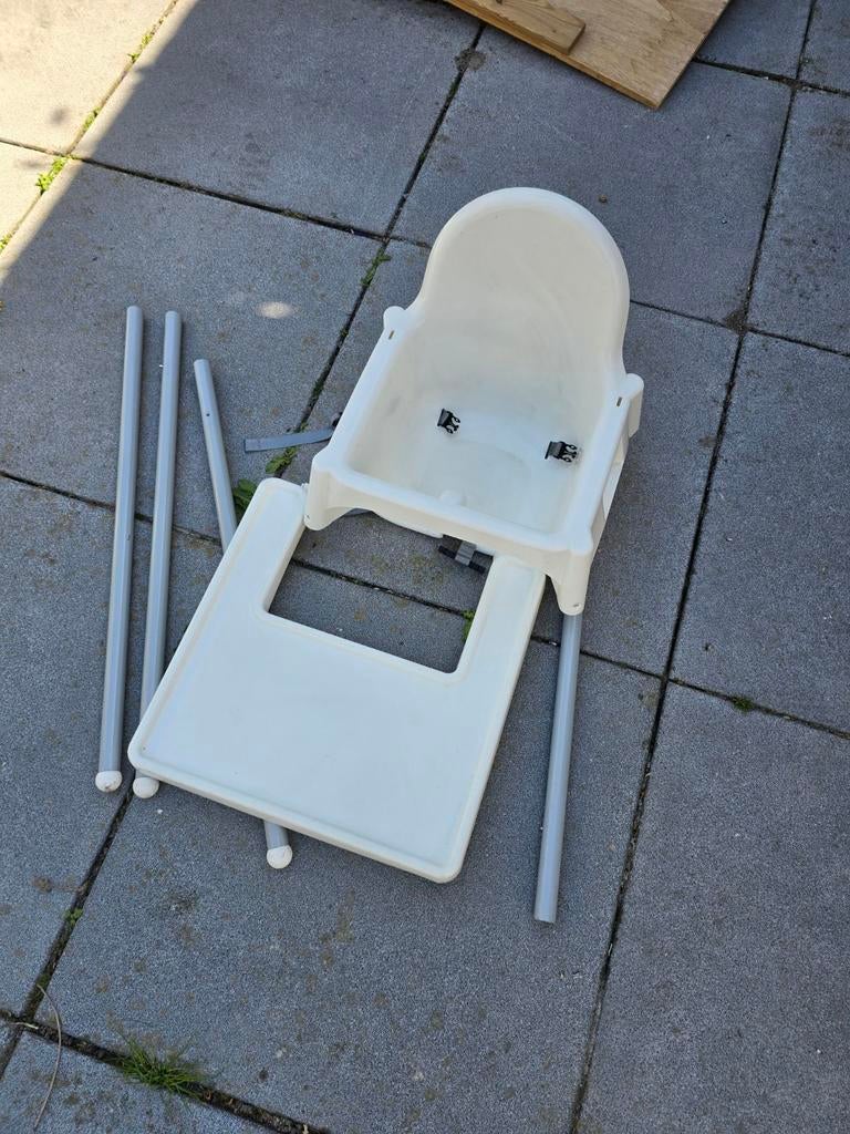Ikea kinderstoel met eetblad, Kinderen en Baby's, Kinderstoelen, Ophalen, Gebruikt, Overige typen, Afneembaar eetblad