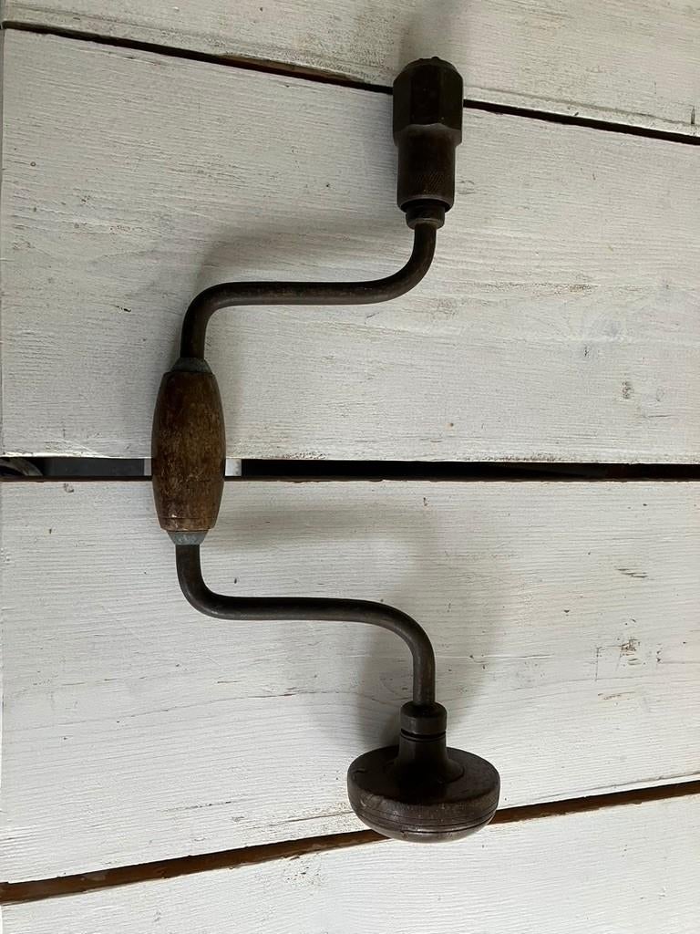 Vintage booromslag, handboor of slingerboor., Ophalen of Verzenden