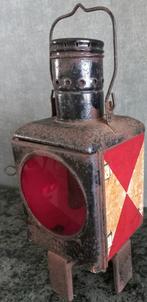 Antieke spoorweglamp/seinlamp –ca. 1890-1930– Kosmosbrander, Ophalen of Verzenden