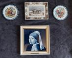 Diverse bordjes en tegel, Antiek en Kunst, Antiek | Wandborden en Tegels, Ophalen of Verzenden