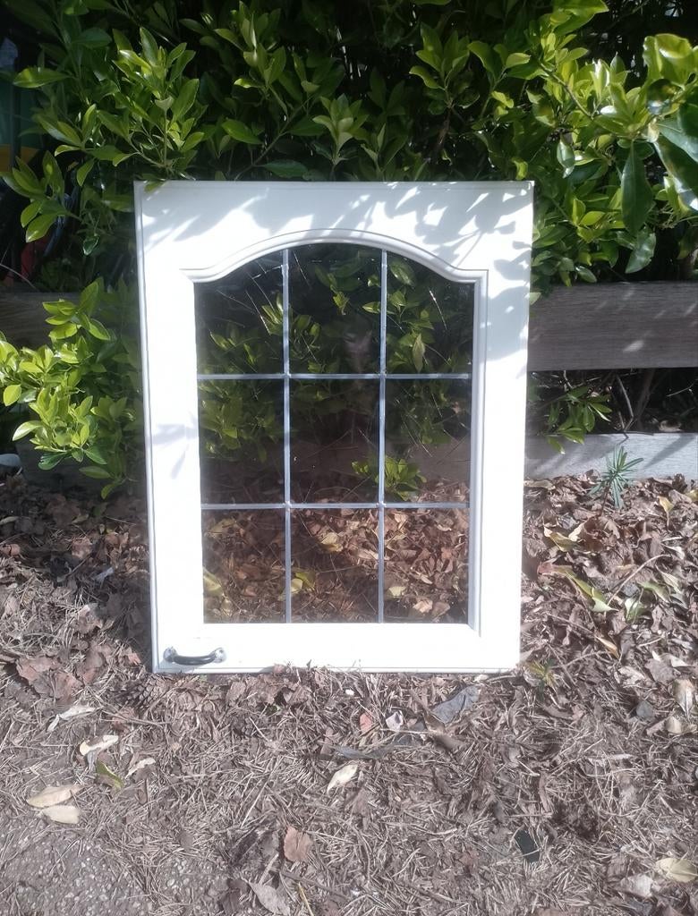 Twee glas in lood deurtjes te koop afhalen in Amsterdam, Ophalen of Verzenden, Minder dan 80 cm, Glas in lood, Minder dan 80 cm