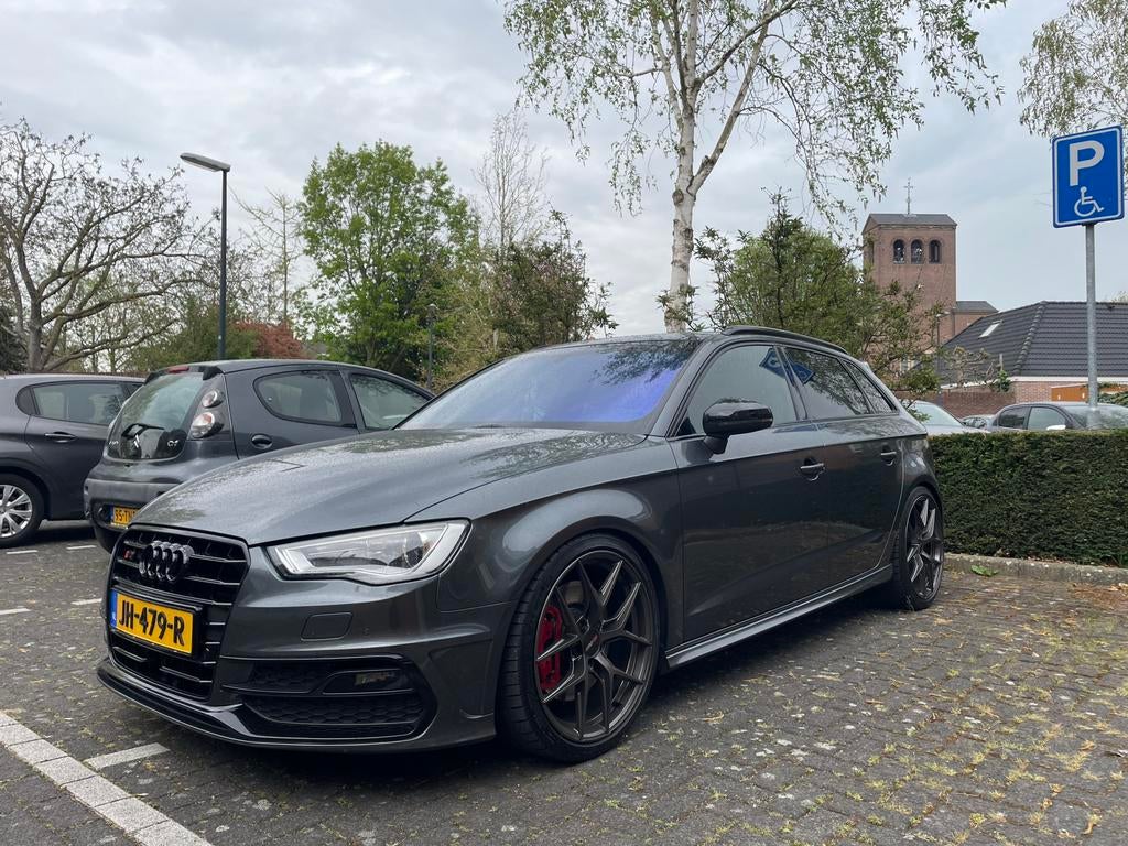 Audi A3 S 1.8T Quattro JD Engeneering Stage 3, Auto's, Audi, Euro 5, 15 km/l, Zwart, 4 cilinders