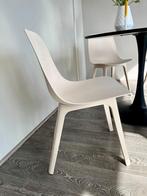Odger | Stoel | Eetkamerstoel | Wit-Beige | Kuipstoel | Ikea, Wit, Zo goed als nieuw, Scandinavisch, Basic, Vier