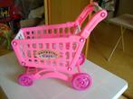 roze winkelwagentje met poppenzitje duwhoogte 43cm 42lx20br, Ophalen of Verzenden, Zo goed als nieuw, Kunststof, Speelkeuken-accessoire