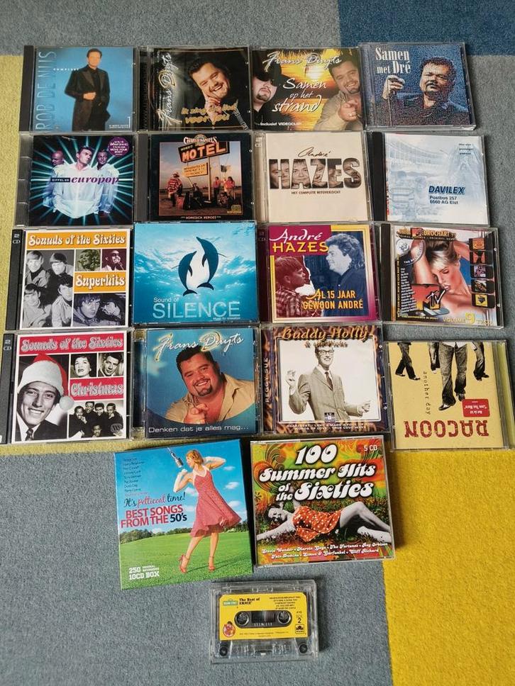 Dvd's cd's verzameling zolder opruiming, Huis en Inrichting, Woonaccessoires | Cd- en Dvd-rekken, Gebruikt, Cd's of Dvd's, 150 discs of meer