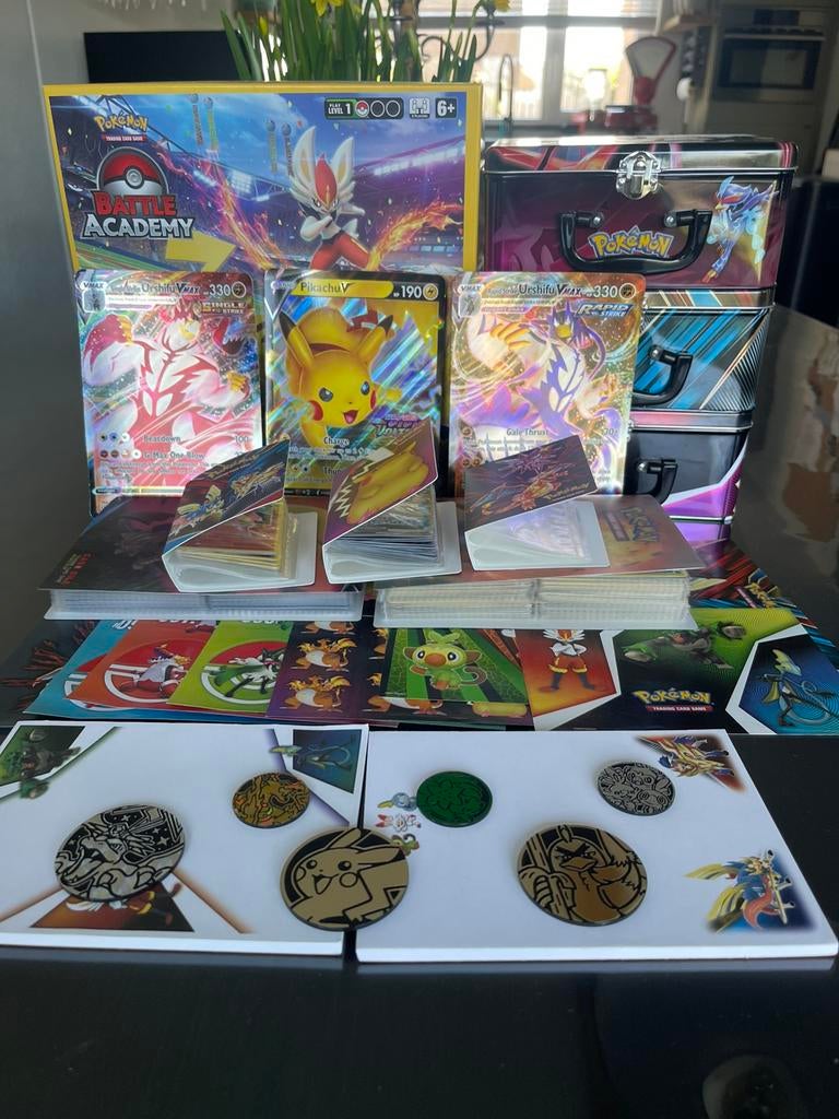 Pokemonkaarten collectie, Ophalen of Verzenden, Zo goed als nieuw, Meerdere kaarten, Foil