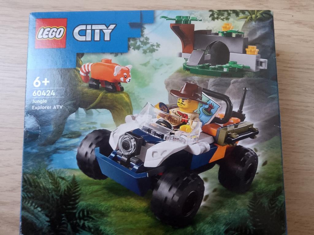 Lego City 60424 Jungle Explorer ATV met Panda, Kinderen en Baby's, Speelgoed | Duplo en Lego, Compleet, City, Lego, Ophalen of Verzenden