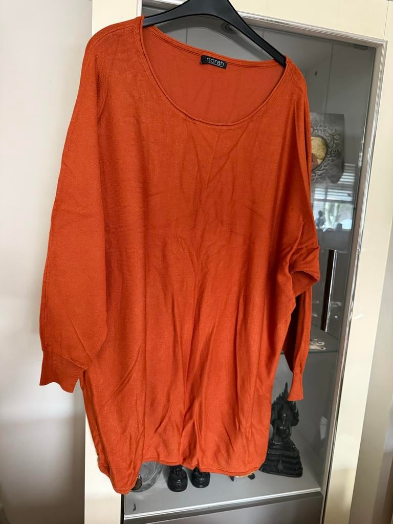 Oranje trui van Norah maat 46, Ophalen of Verzenden, Zo goed als nieuw, Maat 38/40 (M), Oranje