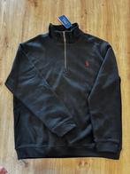 Ralph Lauren Heren Half Zip Sweater Zwart – Maat XL - Nieuw, Ophalen of Verzenden, Zo goed als nieuw, Maat 56/58 (XL), Zwart