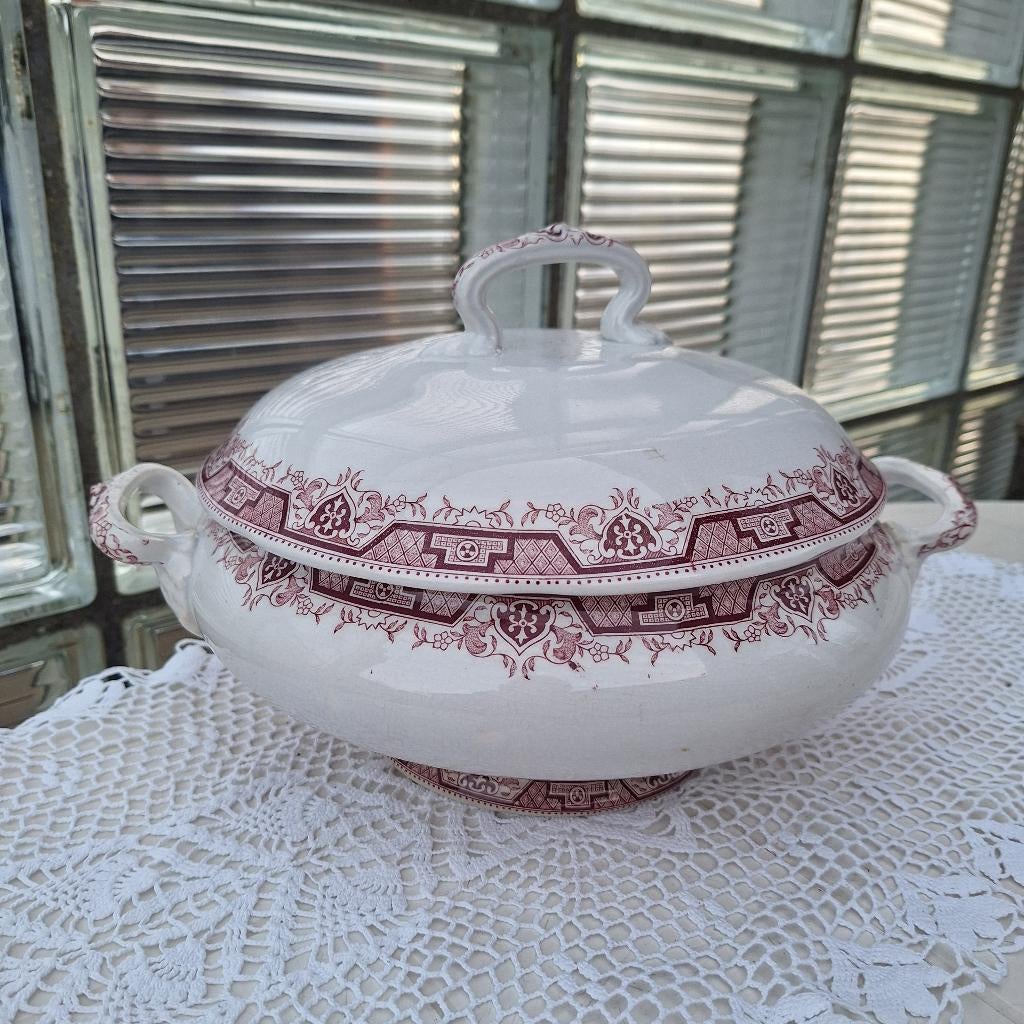 antieke Terrine SAINT AMAND & HAMADE NORD-MAROC, Antiek en Kunst, Ophalen