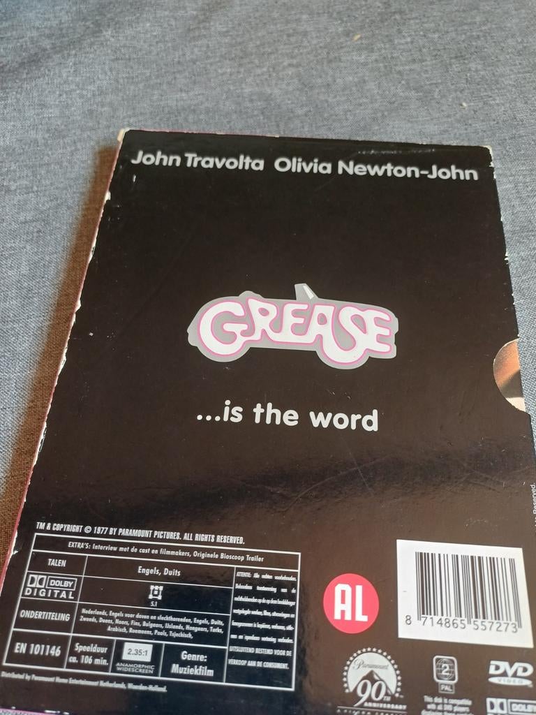 Grease, Alle leeftijden, Ophalen of Verzenden, 1980 tot heden, Zo goed als nieuw