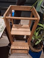 Springos Montessori Leertoren - Houten Keukenhulp, Kinderen en Baby's, Kinderstoelen, Ophalen of Verzenden, Zo goed als nieuw