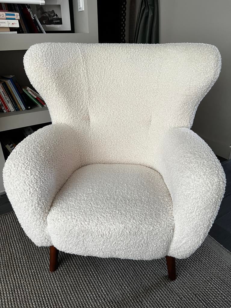 Jysk fauteuil, Ophalen of Verzenden, Gebruikt, Stof, 75 tot 100 cm