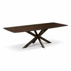 Eiken fineer tafel 240x100cm deens ovaal **showroom model**, Japandi, Eikenhout, 200 cm of meer, Zo goed als nieuw