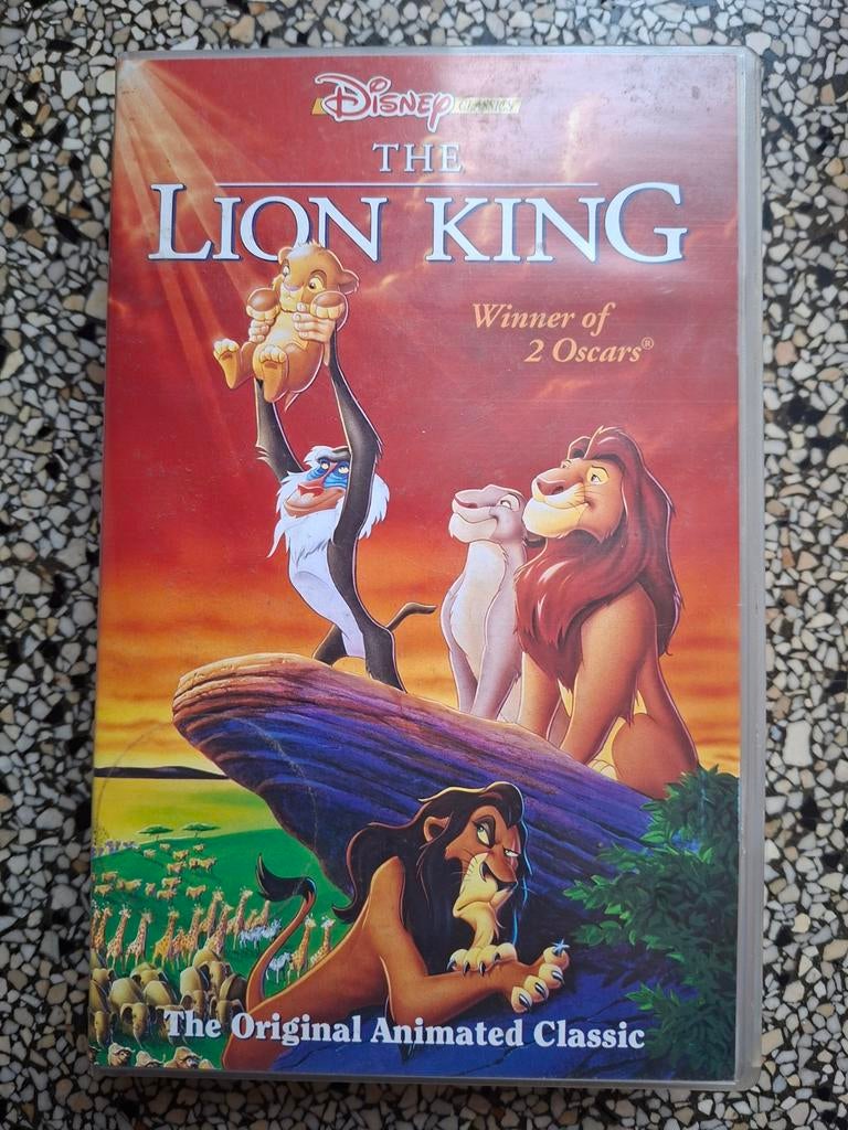 Vhs de lion king videoband 1994 disney, Gebruikt, Tekenfilm, Alle leeftijden, Kinderprogramma's en -films