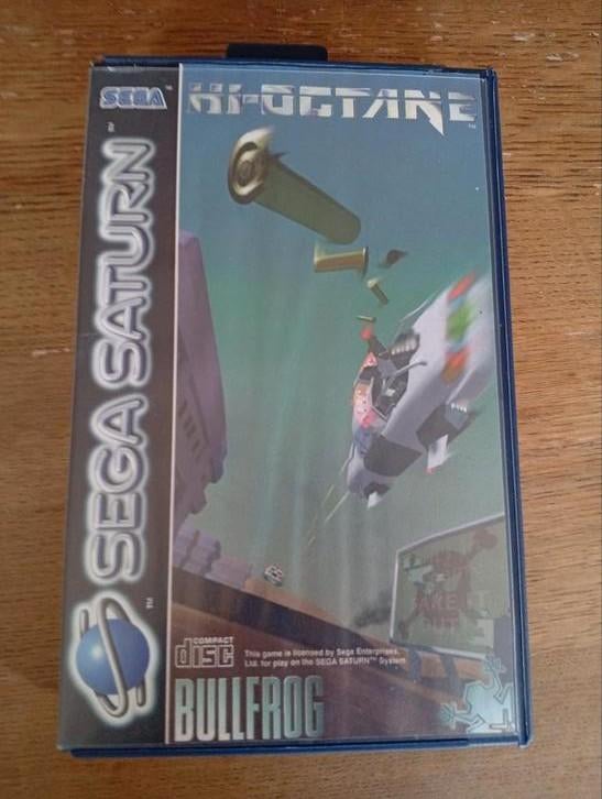 Hi-Octane (Bullfrog) Sega Saturn (Compleet met handleiding), 1 speler, Racen en Vliegen, Ophalen of Verzenden, Zo goed als nieuw