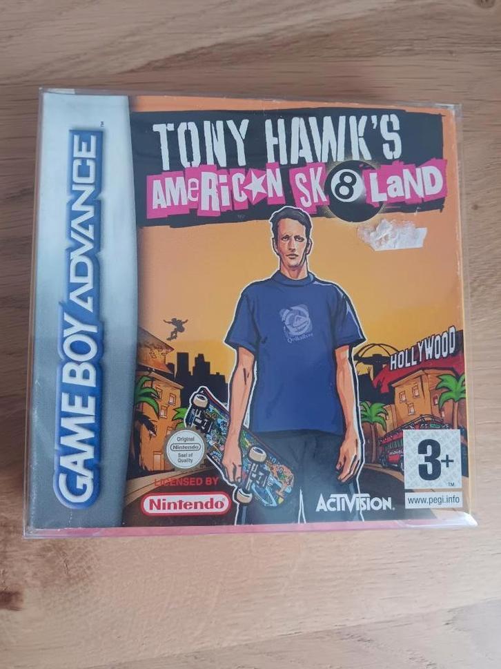 Gameboy Advance Tony Hawk's American Sk8land CIB!, Spelcomputers en Games, Games | Nintendo Game Boy, Zo goed als nieuw, Sport