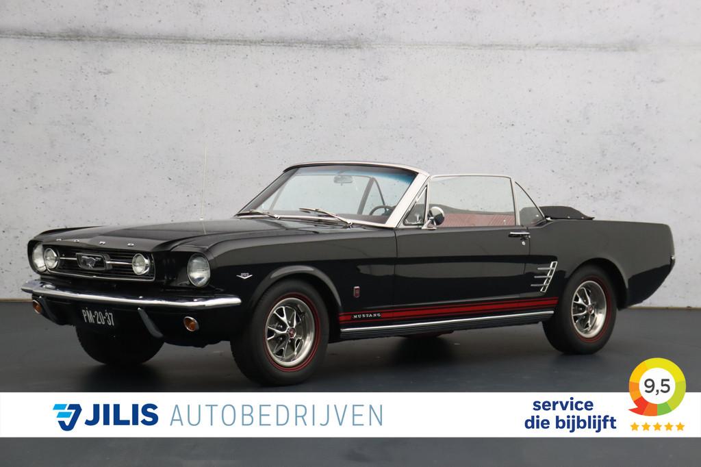 Ford Mustang Cabriolet V8 | Handgeschakeld | Perfect geresta, Auto's, 228 pk, Cabriolet, 4 stoelen, Zwart