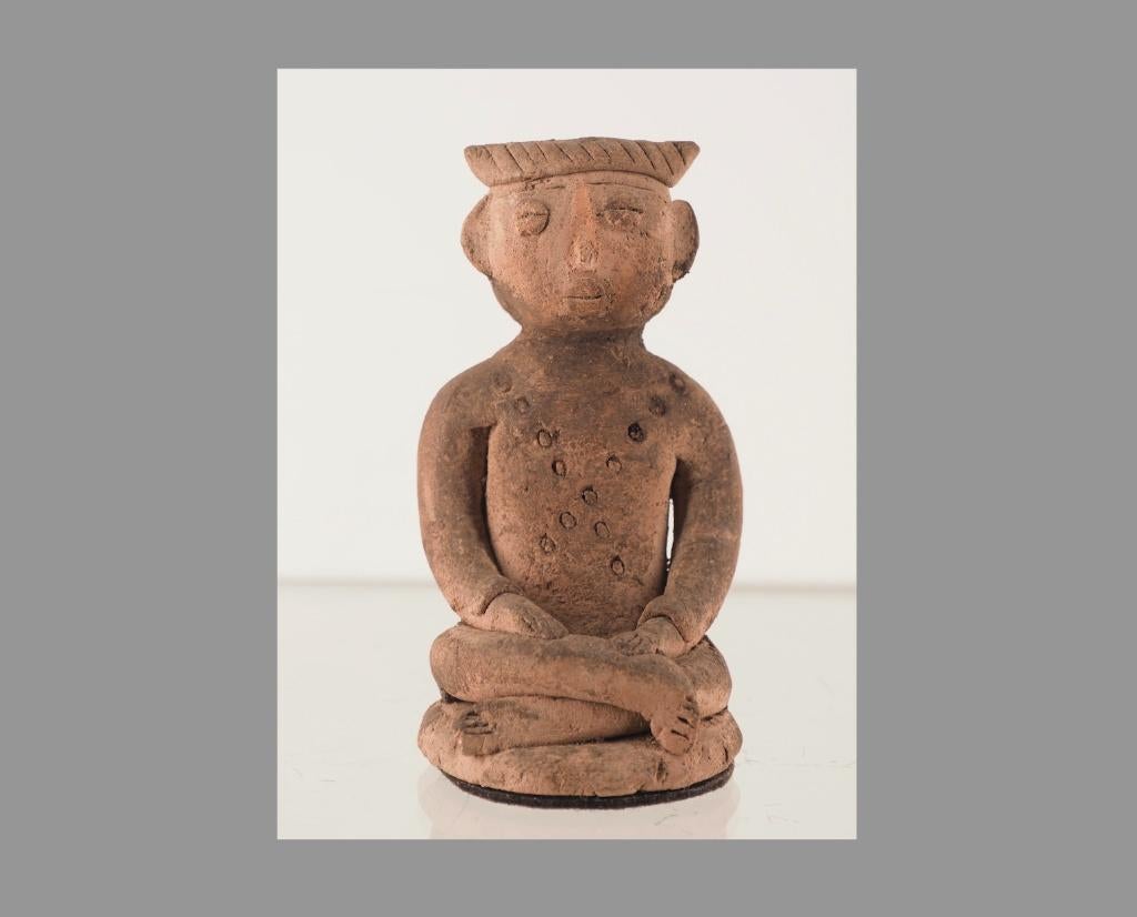 Terracotta Javaanse bruidegom Loro Blonyo (170725-06), Antiek en Kunst, Kunst | Niet-Westerse kunst, Ophalen of Verzenden