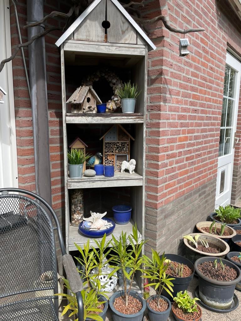 3 tuinkasten decoratief, Tuin en Terras, Ophalen, Zo goed als nieuw, Hout, Overige typen