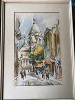 Aquarel van Marius Girard, Sacre Coeur,, Ophalen of Verzenden