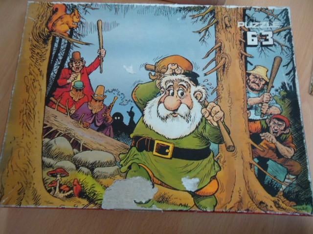 Douwe Dabbert puzzel, 63 stukjes, Verzamelen, Ophalen of Verzenden, Overige figuren, Gebruikt