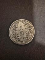 Oude Chinese munt met portret, Ophalen of Verzenden