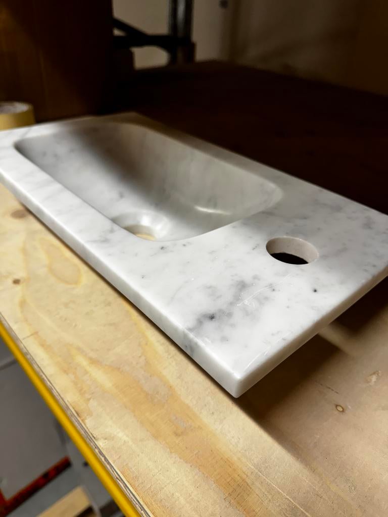 Marmeren cloakroom fonteinbakje voor toilet/badkamer, Doe-het-zelf en Verbouw, Sanitair, Ophalen of Verzenden, Nieuw, Steen, Wastafel