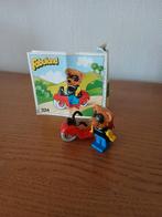 Lego Fabuland 324 Ricky Raccoon met scooter., Lego, Ophalen of Verzenden, Zo goed als nieuw, Compleet