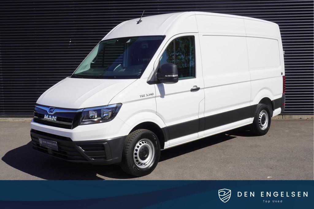 MAN TGE 140pk L3H3/L2H2 Apple carplay Camera Navigatie Tacho, Gebruikt, 4 cilinders, MAN, Wit