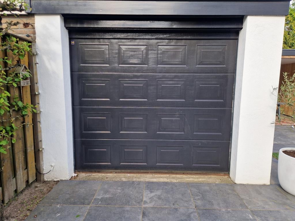 Hormann garage deur / sectionaal deur electrisch, Ophalen, Gebruikt, Garagedeur, 120 cm of meer