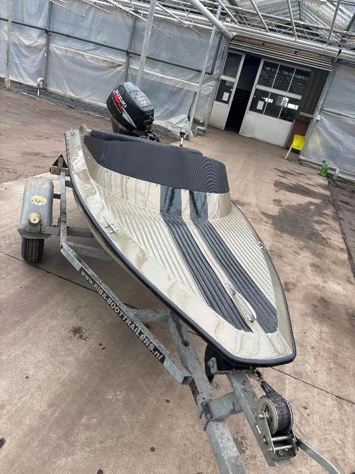 Nette Spitfire, Watersport en Boten, Speedboten, Gebruikt, Minder dan 3 meter, Benzine, Minder dan 70 pk, Polyester, Buitenboordmotor