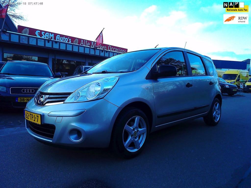 Nissan Note 1.4 Visia (Airco ), Auto's, Nissan, Voorwielaandrijving, Euro 5, Gebruikt, 49 €/maand